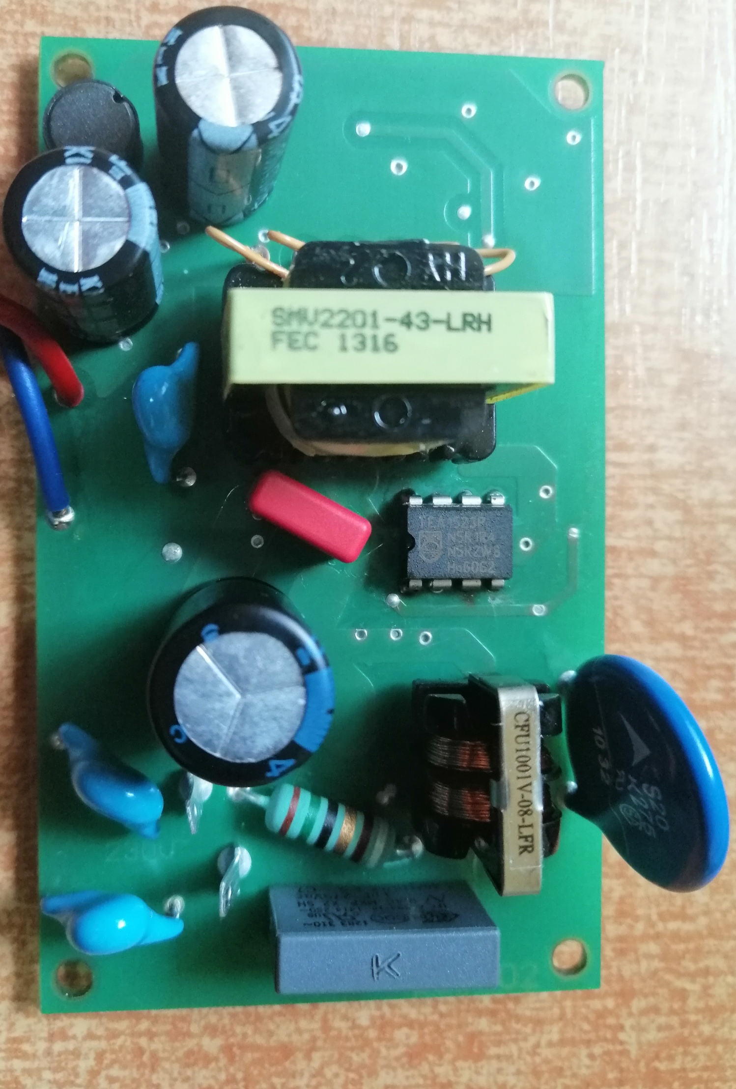 Naprawa zasilacza Terra Mr508 18V - brak napięcia po wymianie TA1523P i ...