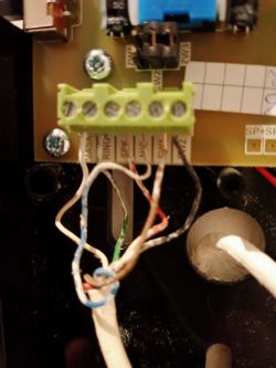 Podłączenie domofonu Cyfral 5p (kabel 6 żyłowy)