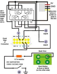 Xbox 1 - Jak podłączyć DVD LG 8164b bez PIC do odczytu oryginalnych gier?