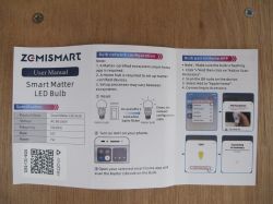 ZEMISMART Smart LED Bulb user manual.
