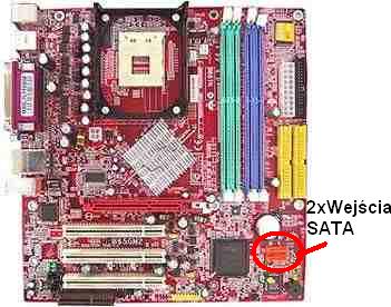 Dlaczego dysk SATA 160GB nie jest wykrywany na płycie MSI 865GM2-S?