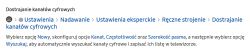 Odbiór czeskich i dodatkowych polskich kanałów przez antenę Opticum AX 1000+