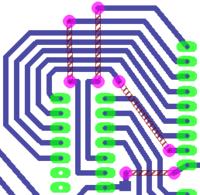 Eagle Light 6.5 - Jak ustawić widoczność otworów w padach PCB?