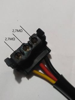 Mercedes 300ce / w124 - Wartości rezystancji uszkodzonego rezystora dmuchawy