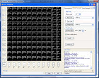 Ściana z luksferów podświetlana sterowanymi diodami LED