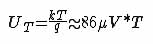 Calculating dynamic resistance using voltage and current values (U1, I1; U2, I2; U3, I3)