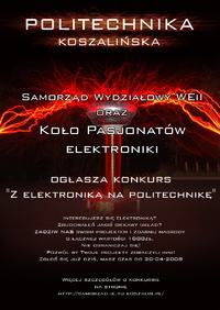 Konkurs Z elektroniką na politechnikę