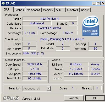 Podkręcanie P4 Northwood 2.4 do 3.0 Ghz