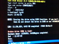 Zawieszanie systemu przy kopiowaniu na dysk 200GB, HD Tune Warning