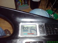 Zabudowa nawigacji w mazda 323s BA Zabudowa nawigacji w mazda 323s BA