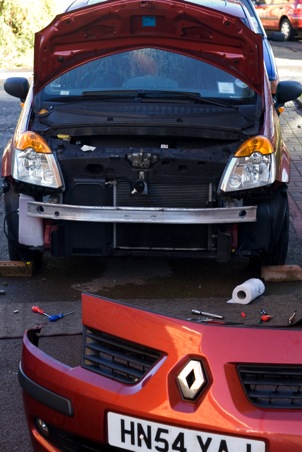 Renault Modus-żarówki mijania przód.