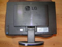 LG l204 - jak rozebrać monitor - zabezpieczenie (kłódka)