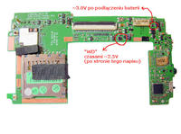 MIO P560 - identyfikacja spalonej cewki WD i grzejącego się elementu 174R/B