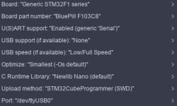 STM32 z Arduino - nieprawidłowe stany na portach PA11, PA12, PA15, PB3, PB4