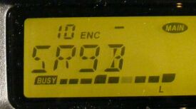 Yaesu FT 8800 - niedoświetlony segment wyświetlacza