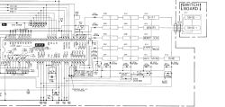 Block diagram of electronic circuits with labeled connections and components.