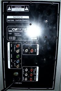 Jak podłączyć subwoofer Clatronic SLS 618 do komputera z satelitkami Creative?