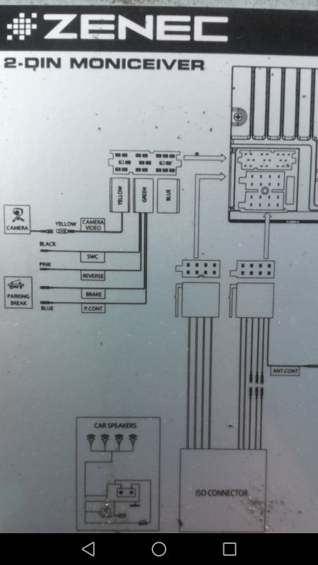 Jak podłączyć kamerę cofania do radia Zenec Mc ze296 bez wyjścia wtyczki?