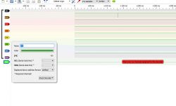 I2C Decoder Settings in PulseView View of PulseView interface with I2C decoder settings.