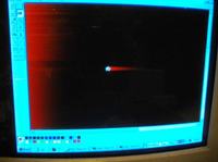 Monitor Highscreen MS 17D resztki czerwonego, zielony zafałszowany