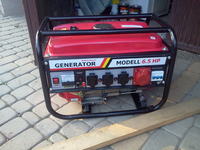 Generator Modell 6,5 PS - Motorblock gebrochen