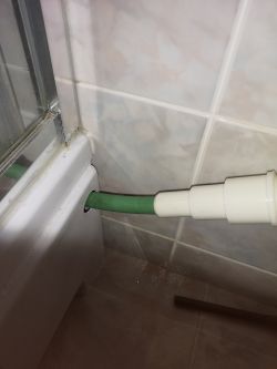 Washing machine drain connection - Washing machine drain problem