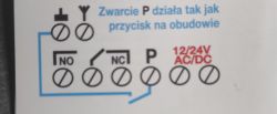 Podłączenie odbiornik NMX do napędu Nice SPIDO600