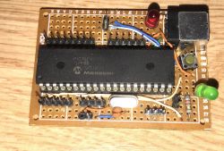 PIC18F45K50 as WS2812 LED strip driver (theory+library)