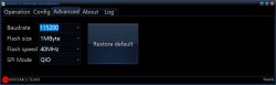 ESP8266-01 firmware update but no response to connection