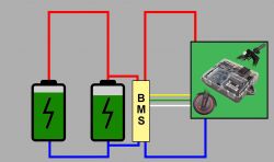 Połączenie 2 identycznych akumulatorów w hulajnogę - schemat, metoda równoległa