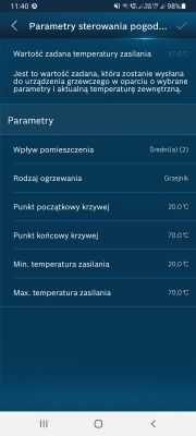 Bosch Easycontrol CT200 jak ustawić krzywą grzewczą