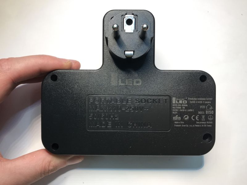 Could a socket splitter from China be dangerous? Missing PE wiring