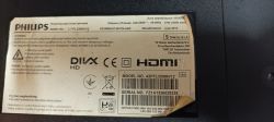 Etykieta na telewizorze Philips model 42PFL3208H/12.