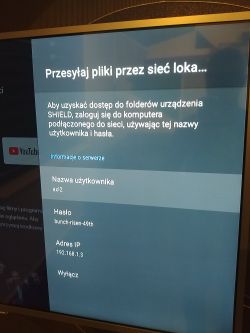 nVidia Shield - Nie można wejść na pliki konsoli SMB
