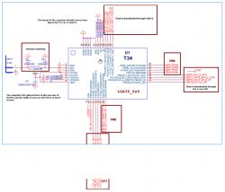 Wiring diagram of the T34 system with pin and connector descriptions.