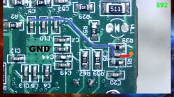 Milwaukee M12FIWF12 - zdjęcie PCB do odbudowy ścieżek i 2 przelotek?