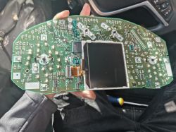 Opel Astra J - Podświetlanie licznika, spalony LED