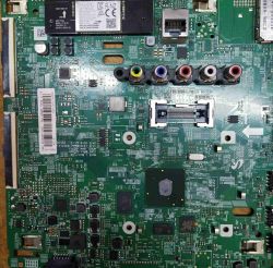 Samsung UE55RU7442 - migająca dioda, brak obrazu, pasy po wymianie płyty