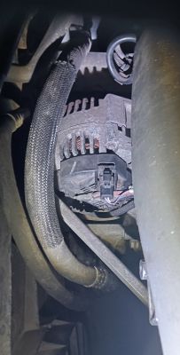 Alternator w samochodzie Renault Scenic II.
