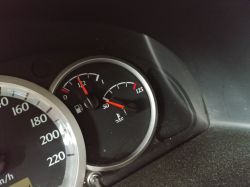Chevrolet - Przełączanie na gaz z różną temperaturą