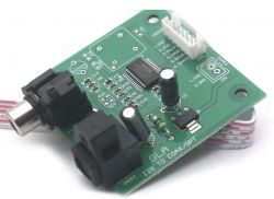 GLA I2S to COAX/OPT circuit board with various electronic components and connectors.