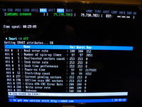 Czy wyniki testu MHDD dla dysku Samsung SV4084H (40Gb) są prawidłowe?