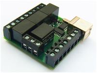 Moduł USB z przekaźnikami oparty o układ MCP2200