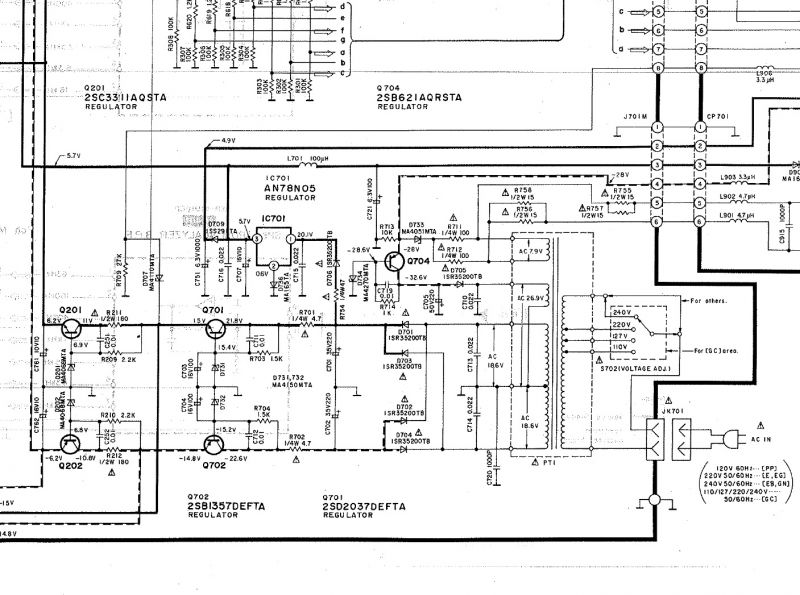 Technics - Szukam transformatora do Technics SH GE 70 lub schematu z podaną moc