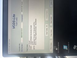 Ekran diagnostyczny VCDS-Lite z błędami ABS w Audi A4 B6