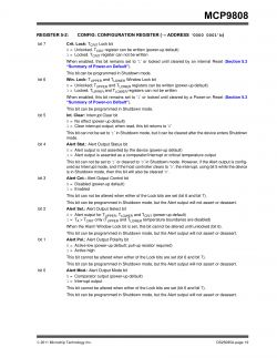 MCP9808 moduł czujnika I2C temperatury z alarmem - uruchomienie, protokół komunikacji