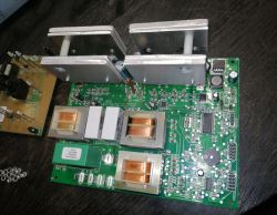 Naprawa UPS Ever Sinline 2000 - uszkodzona dioda, przetwornica LM2575HV, problem z zasilaniem