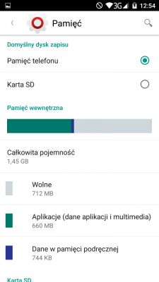 Landvon XM100 plus - Jak ustawić pamieć która wciąż ładuje.