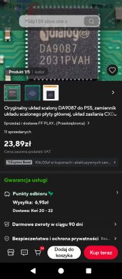 DualSense CHI-ZCT1W BDM-040 nie ładuje, winny układ ładowania?