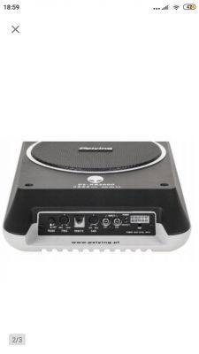 Podłączenie subwoofera Peiying PY-NB3000 do fabrycznego radia w Peugeot 207 z 2008 r.